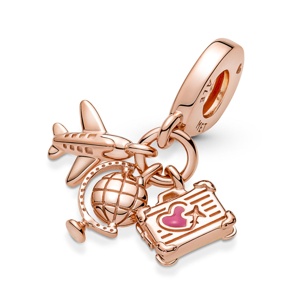 Pandora Moments Charm Pendant Avion, Globe & Valise 789435C01