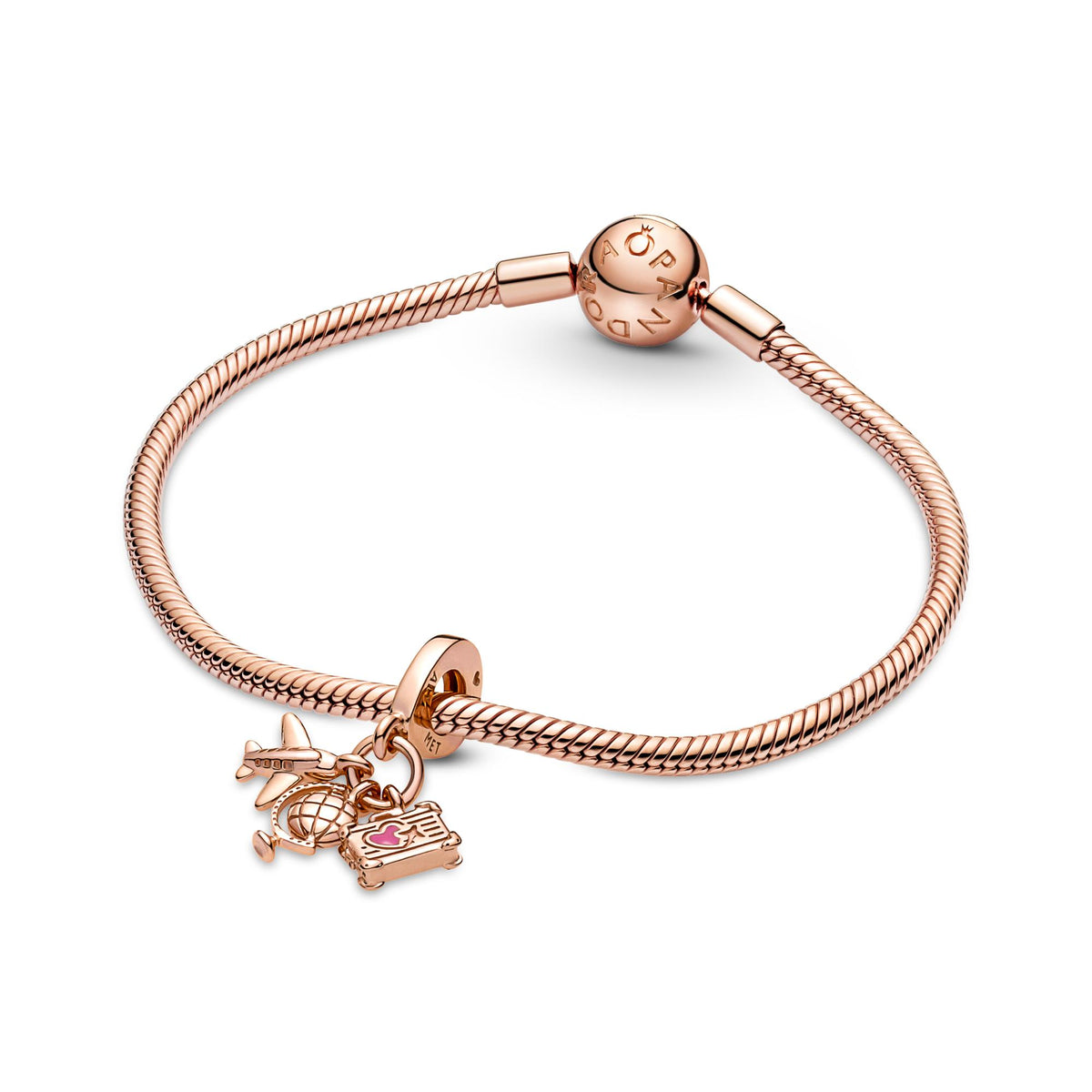 Pandora Moments Charm Pendant Avion, Globe & Valise 789435C01