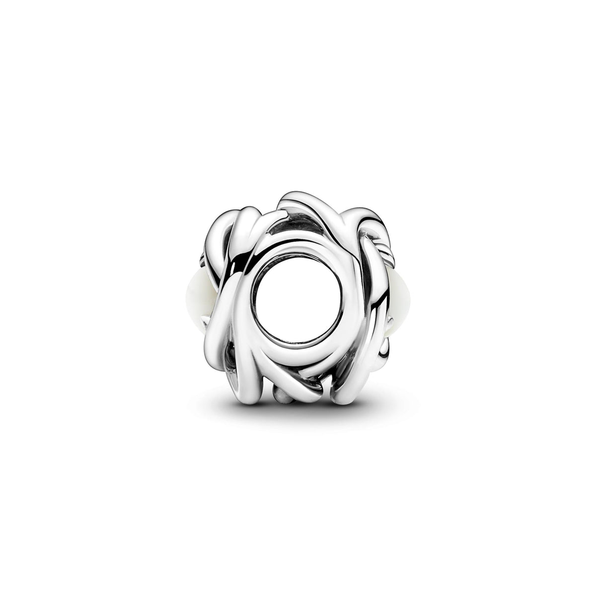 Pandora Moments Charm Cercle Éternité Nacre Blanc 790064C03