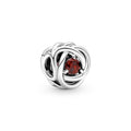 Pandora Moments Charm Cercle Éternité Rouge 790065C06