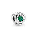 Pandora Moments Charm Cercle Éternité Vert 790065C08
