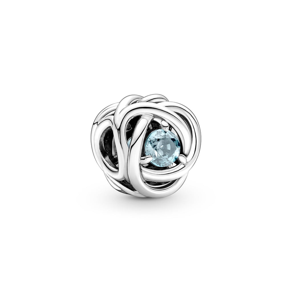 Pandora Moments Charm Cercle Éternité Bleu Azur 790065C09
