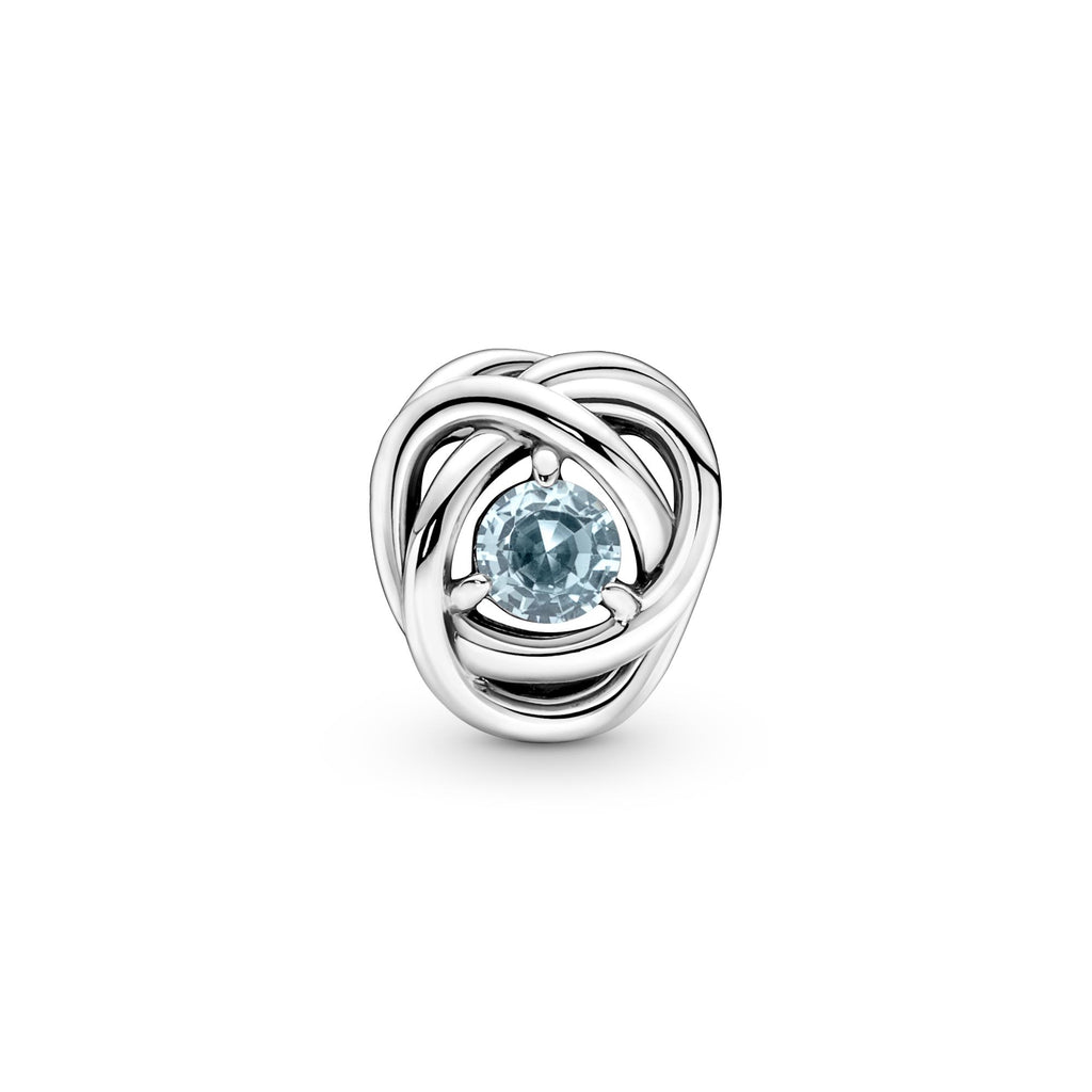 Pandora Moments Charm Cercle Éternité Bleu Azur 790065C09