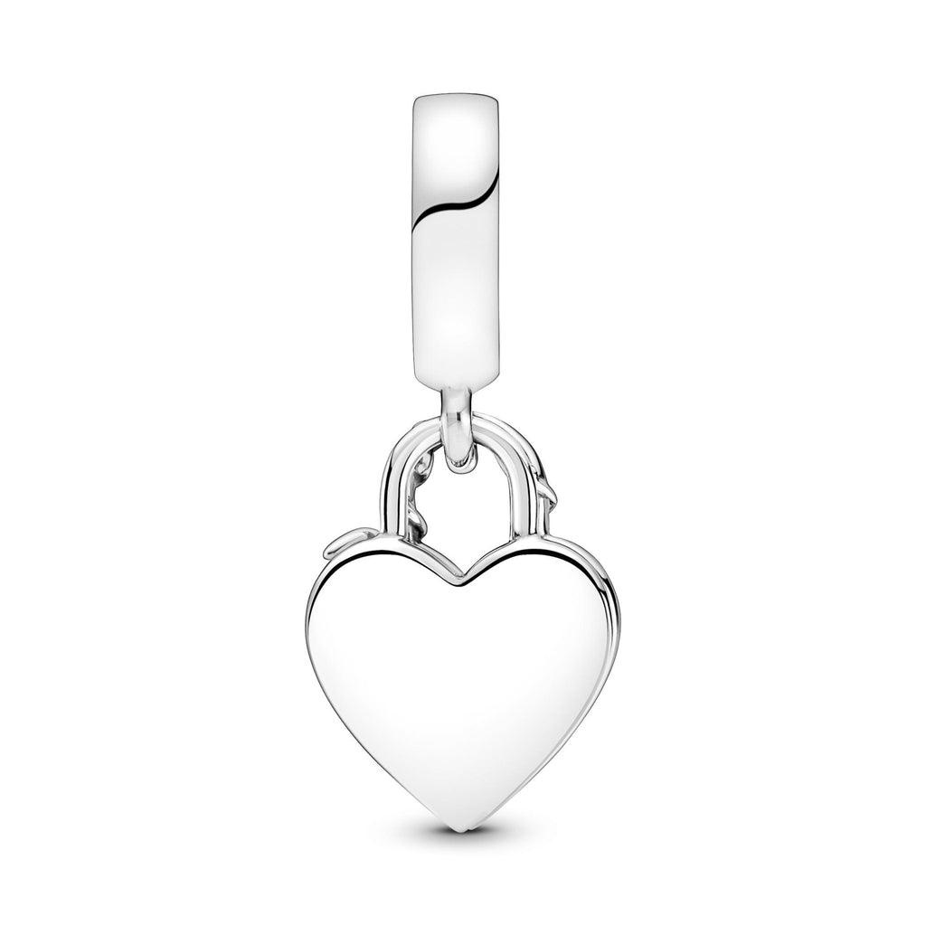 Pandora Moments Charm Pendant Cadenas Cœur Rose 790086C00