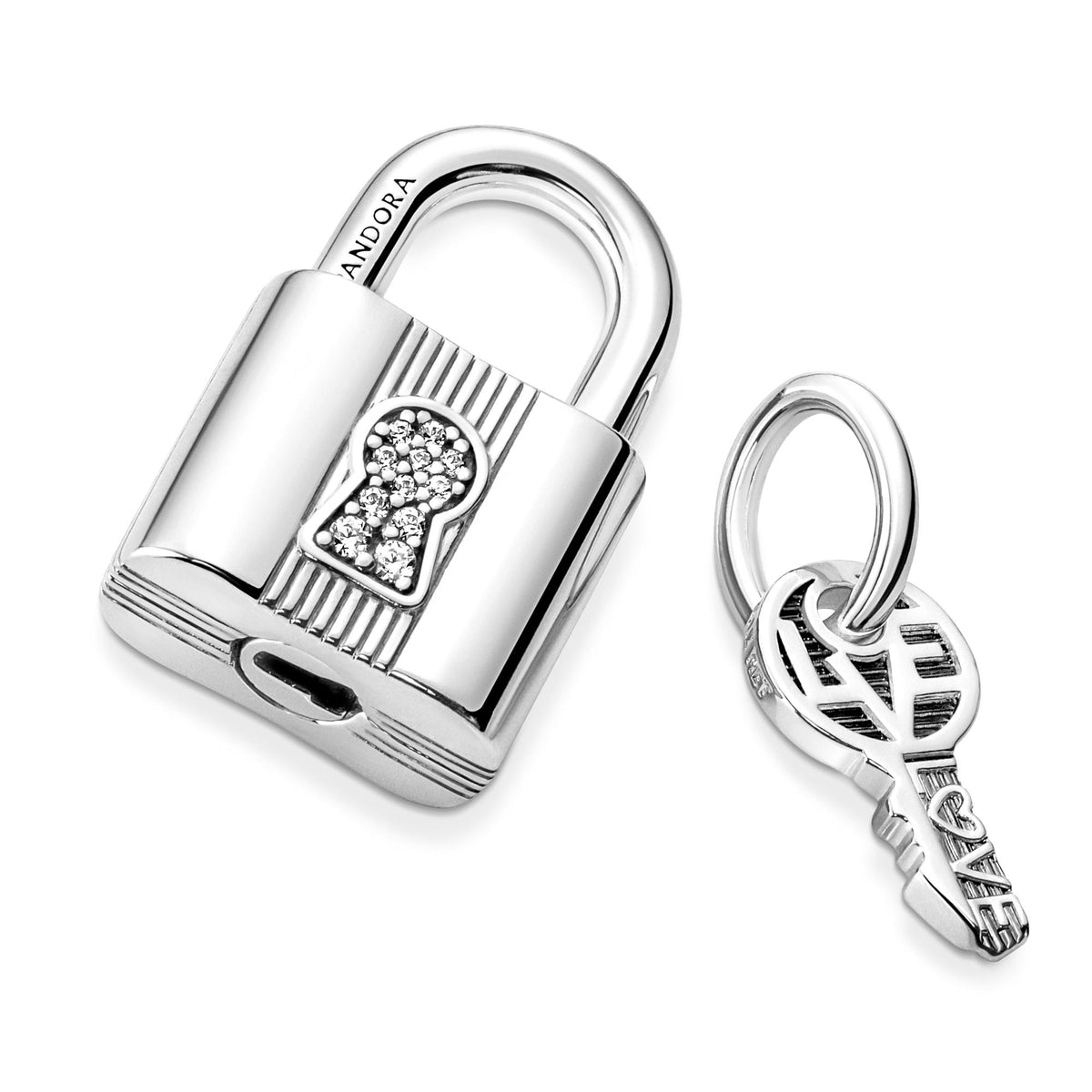 Pandora Moments Charm Pendant Cadenas et Clé 790088C01
