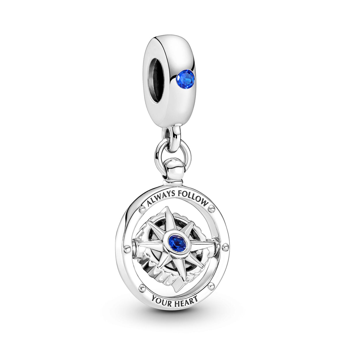 Pandora Moments Charm Pendant Boussole Rotative 790099C01