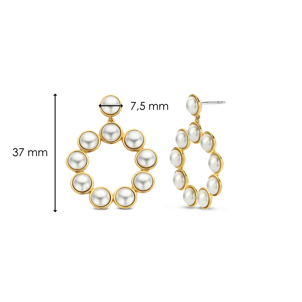 Ti Sento Milano Boucles d'oreilles pendantes Vintage 7905YP