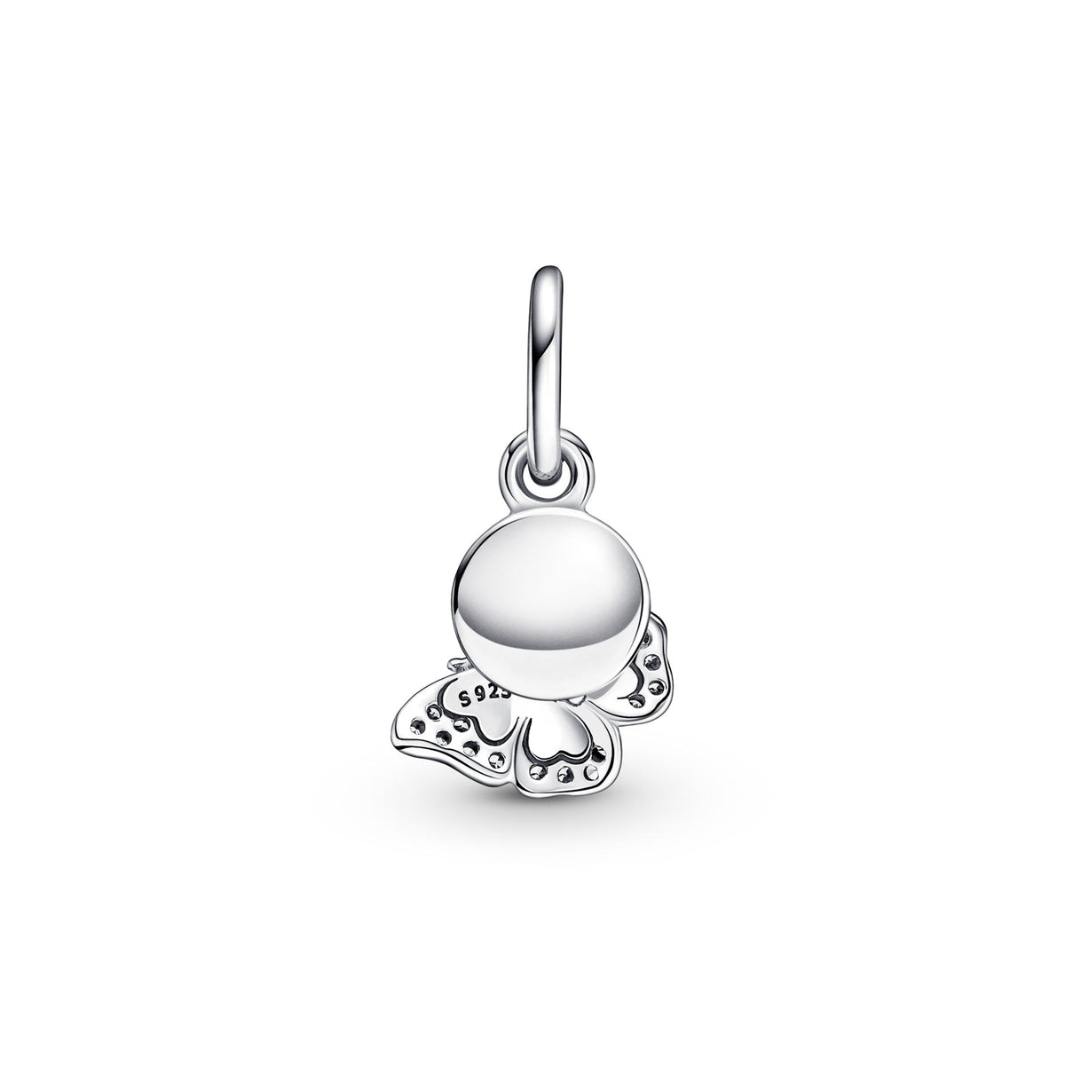 Pandora Moments Charm Pendant Double Papillon Bleu & Citation 790757C01