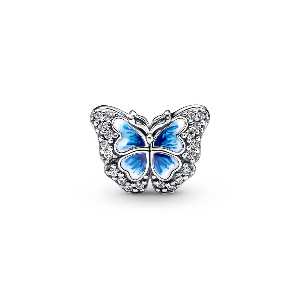 Pandora Moments Charm Scintillant Papillon Bleu 790761C01