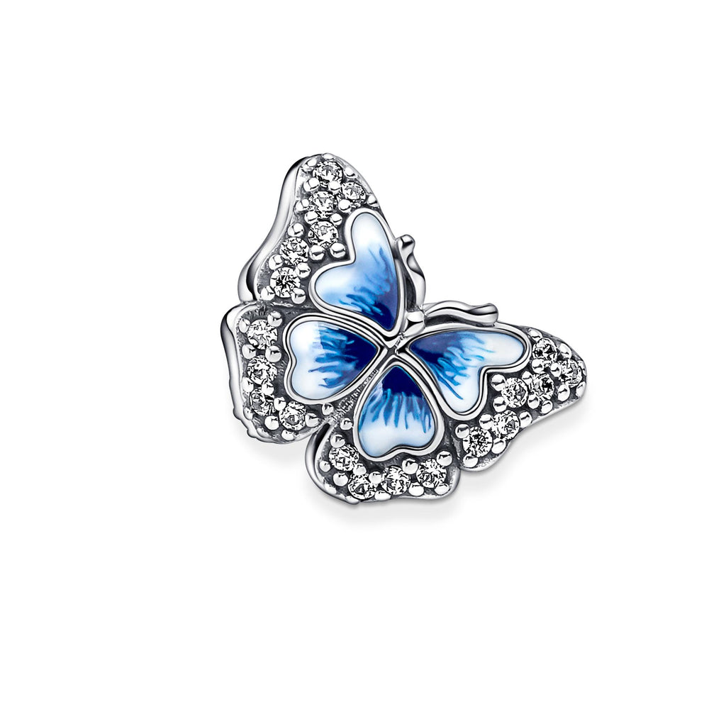 Pandora Moments Charm Scintillant Papillon Bleu 790761C01