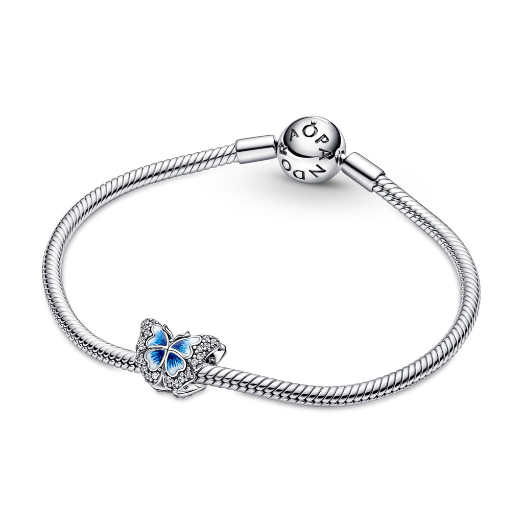Pandora Moments Charm Scintillant Papillon Bleu 790761C01