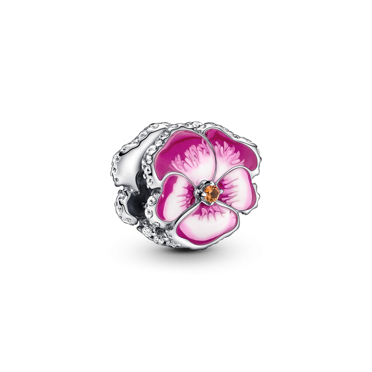 Pandora Moments Charm Pensée Rose 790777C01