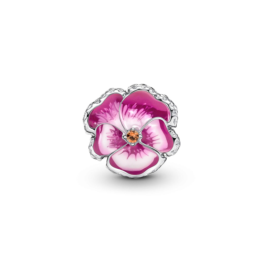 Pandora Moments Charm Pensée Rose 790777C01