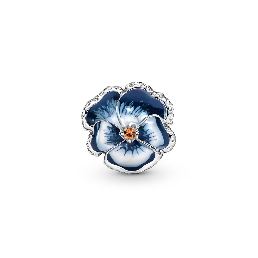 Pandora Moments Charm Pensée Bleu 790777C02