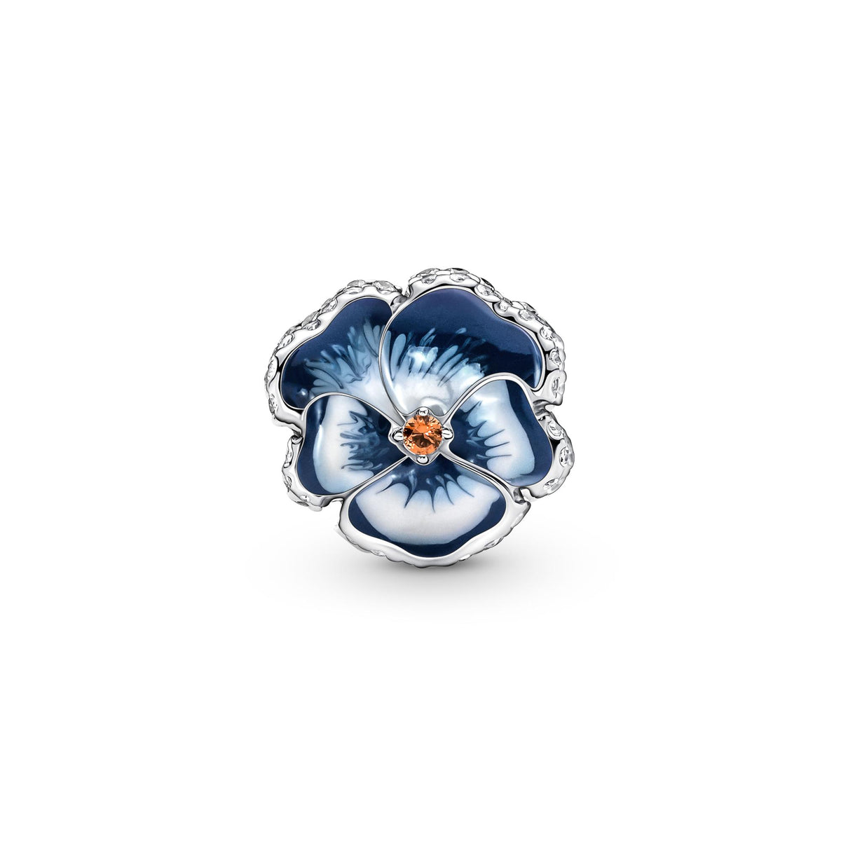 Pandora Moments Charm Pensée Bleu 790777C02