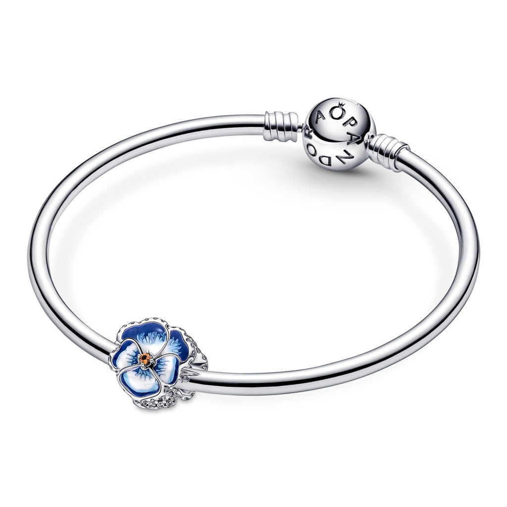 Pandora Moments Charm Pensée Bleu 790777C02