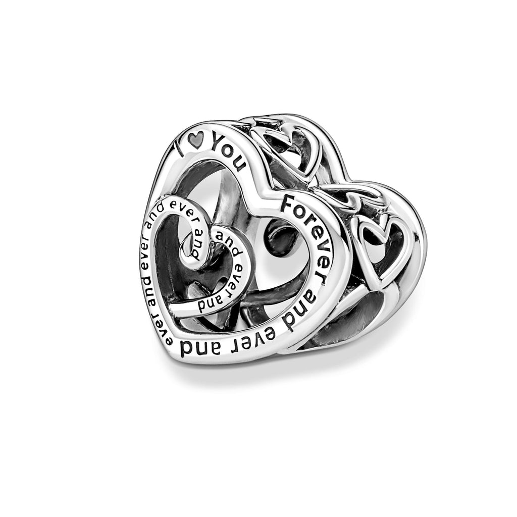 Pandora Moments Charm Cœurs de l'Infini Entrelacés 790800C00