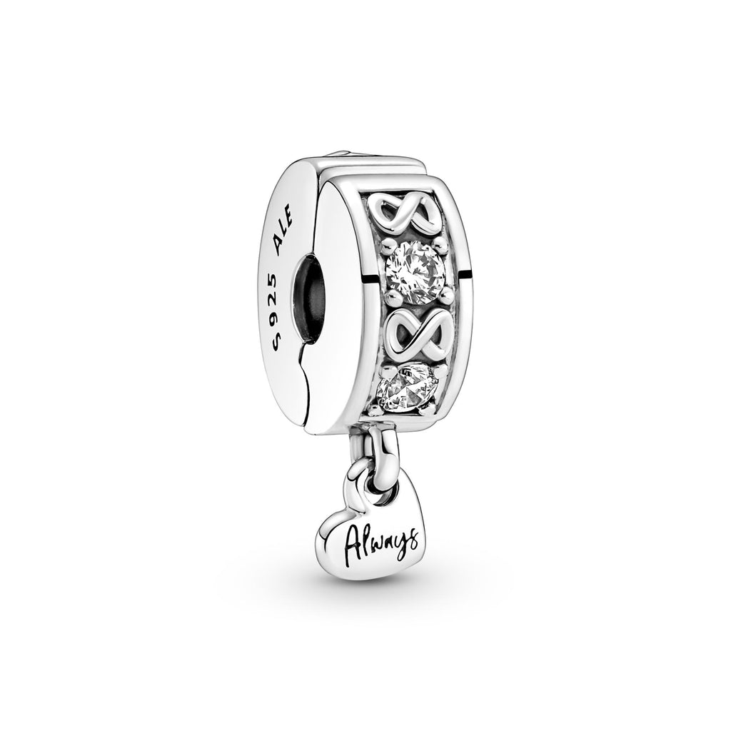 Pandora Moments Charm Clip Pavé Ma Famille Pour Toujours 791151C01