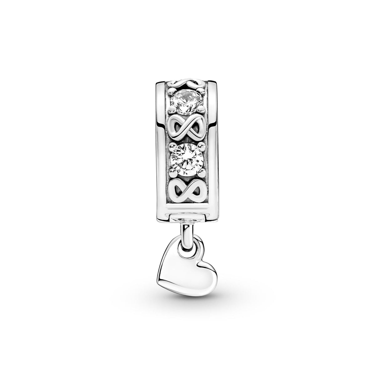 Pandora Moments Charm Clip Pavé Ma Famille Pour Toujours 791151C01