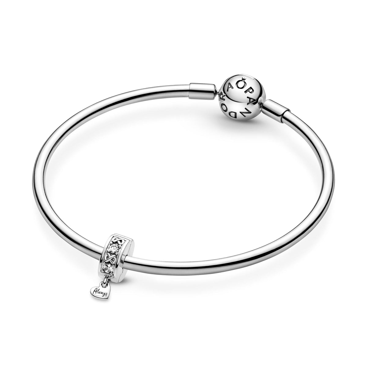 Pandora Moments Charm Clip Pavé Ma Famille Pour Toujours 791151C01