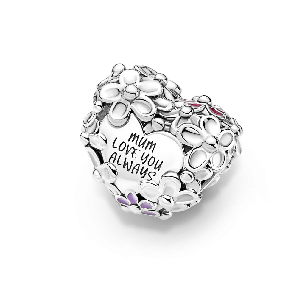 Pandora Moments Charm Cœur Mum Marguerite 791155C01