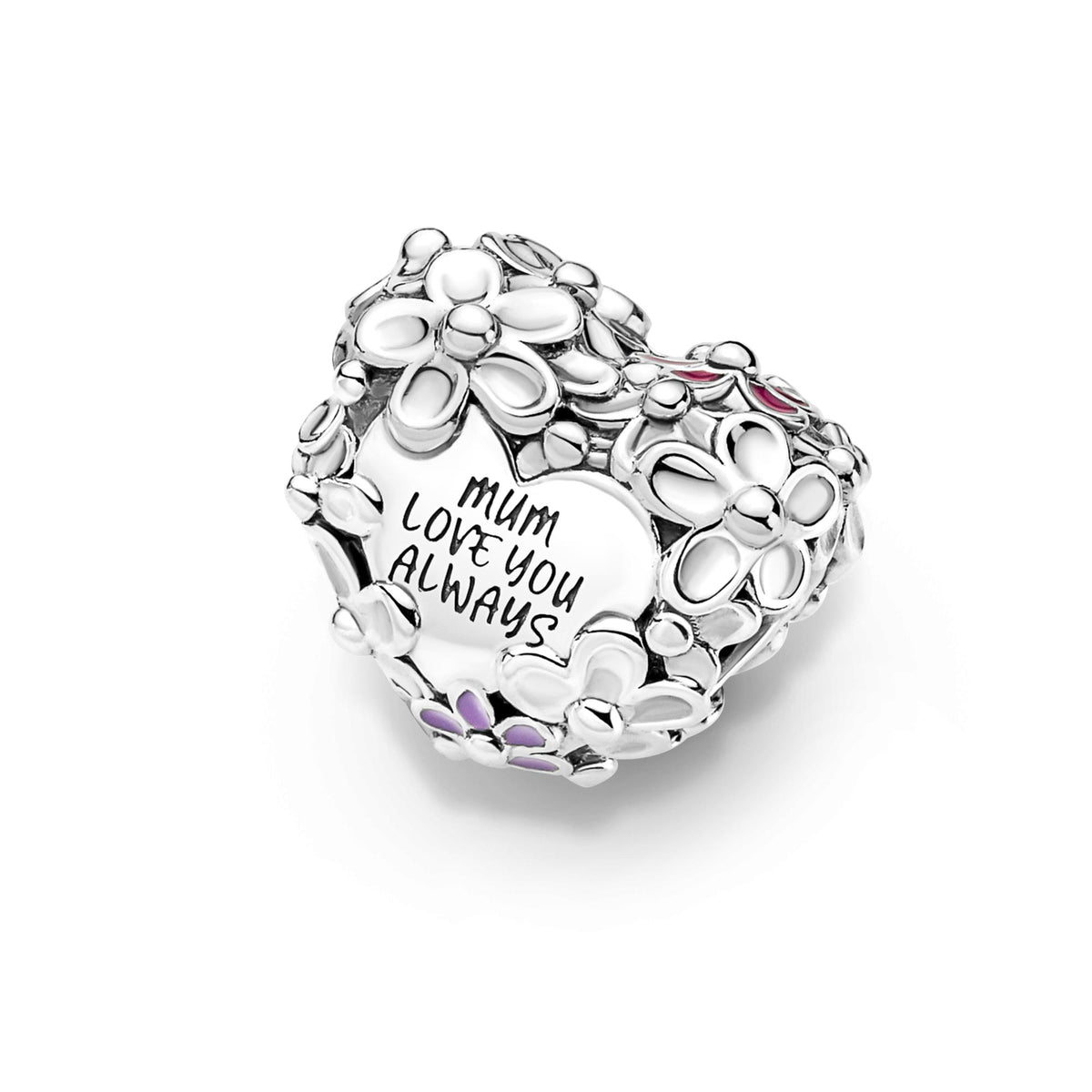 Pandora Moments Charm Cœur Mum Marguerite 791155C01
