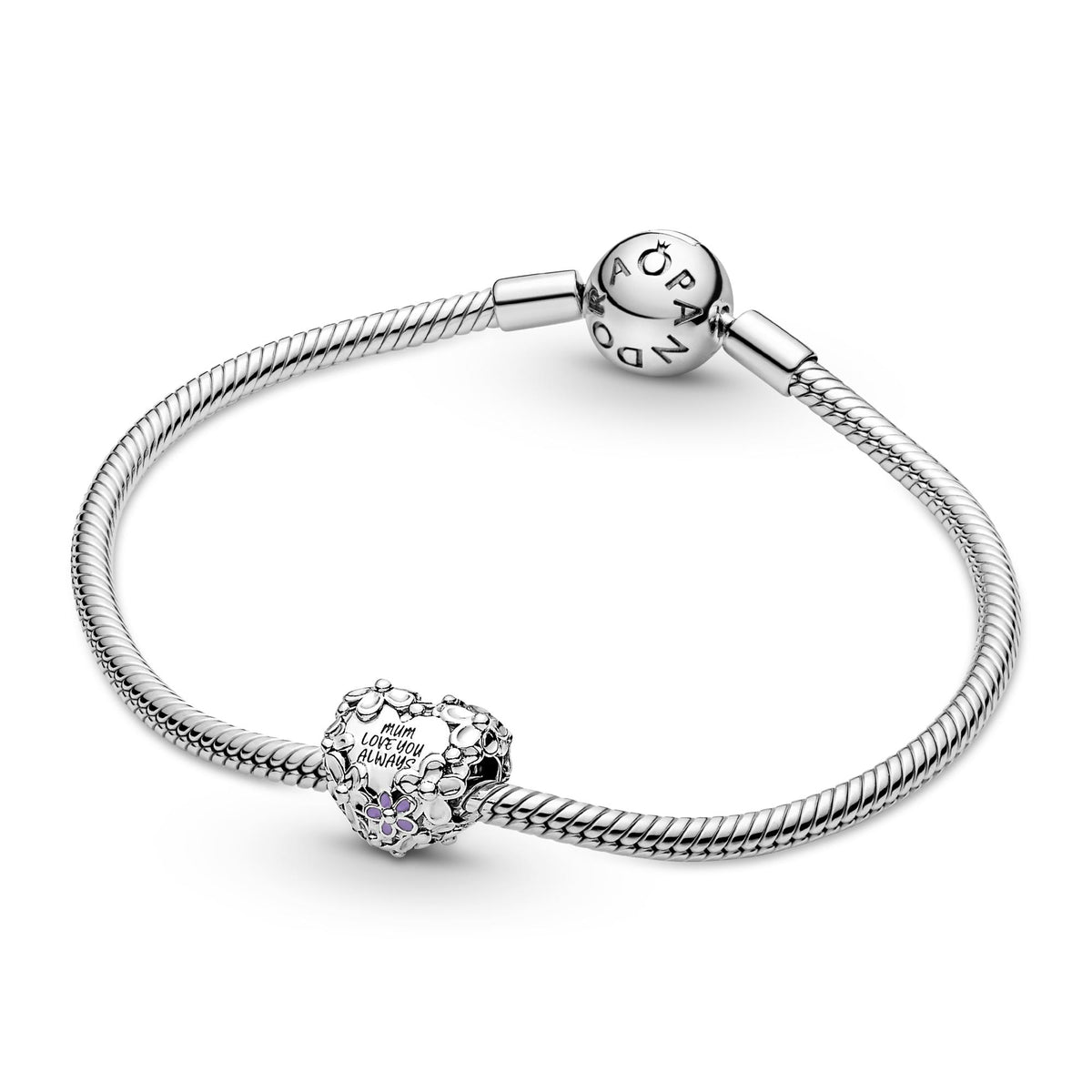Pandora Moments Charm Cœur Mum Marguerite 791155C01