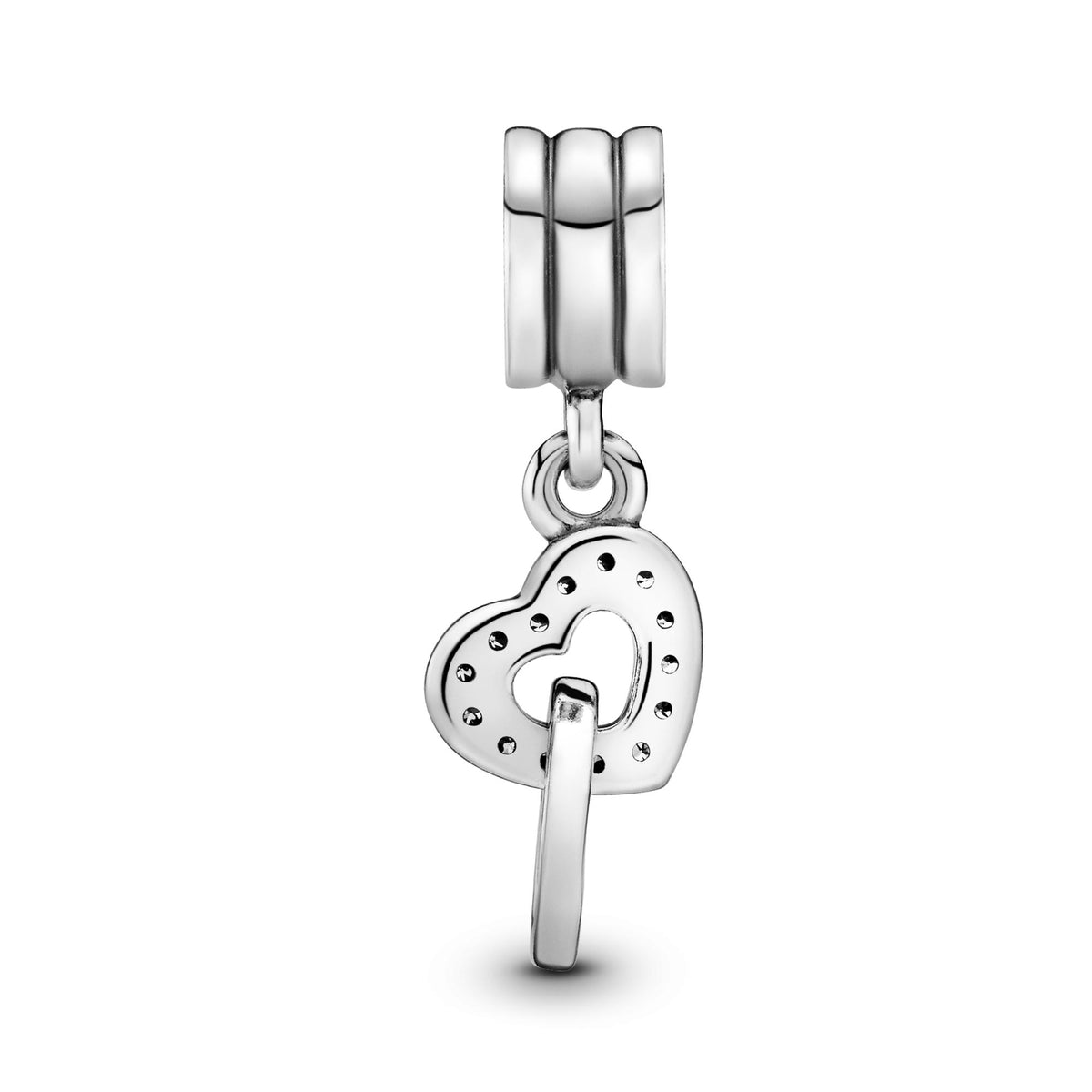 Pandora Moments Charm Pendant Cœurs Entrelacés 791242CZ