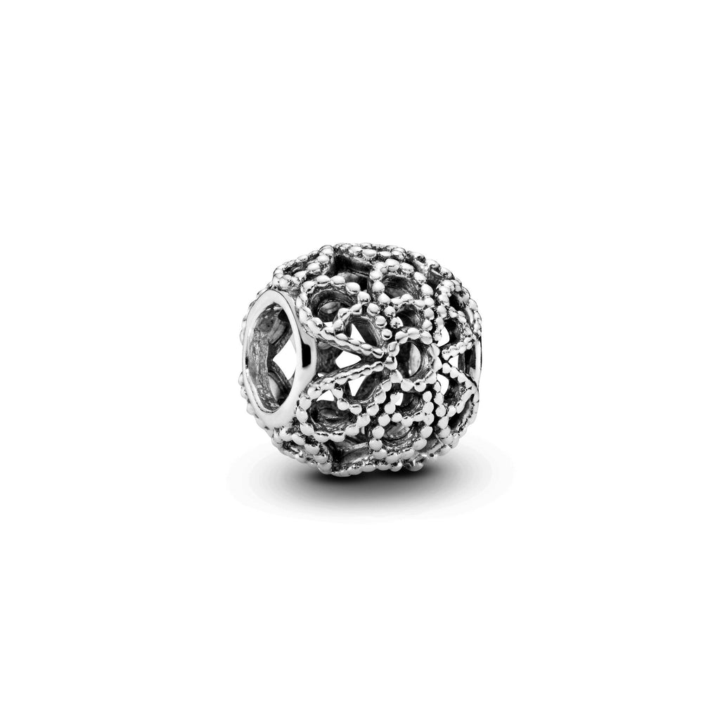 Pandora Moments Charm Fleur Ajouré Perlé 791282