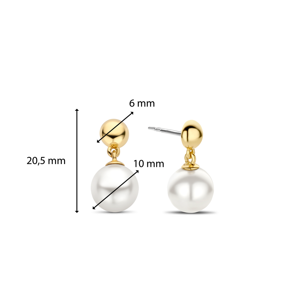 Ti Sento Milano Puces d'oreilles Perles 7913YP