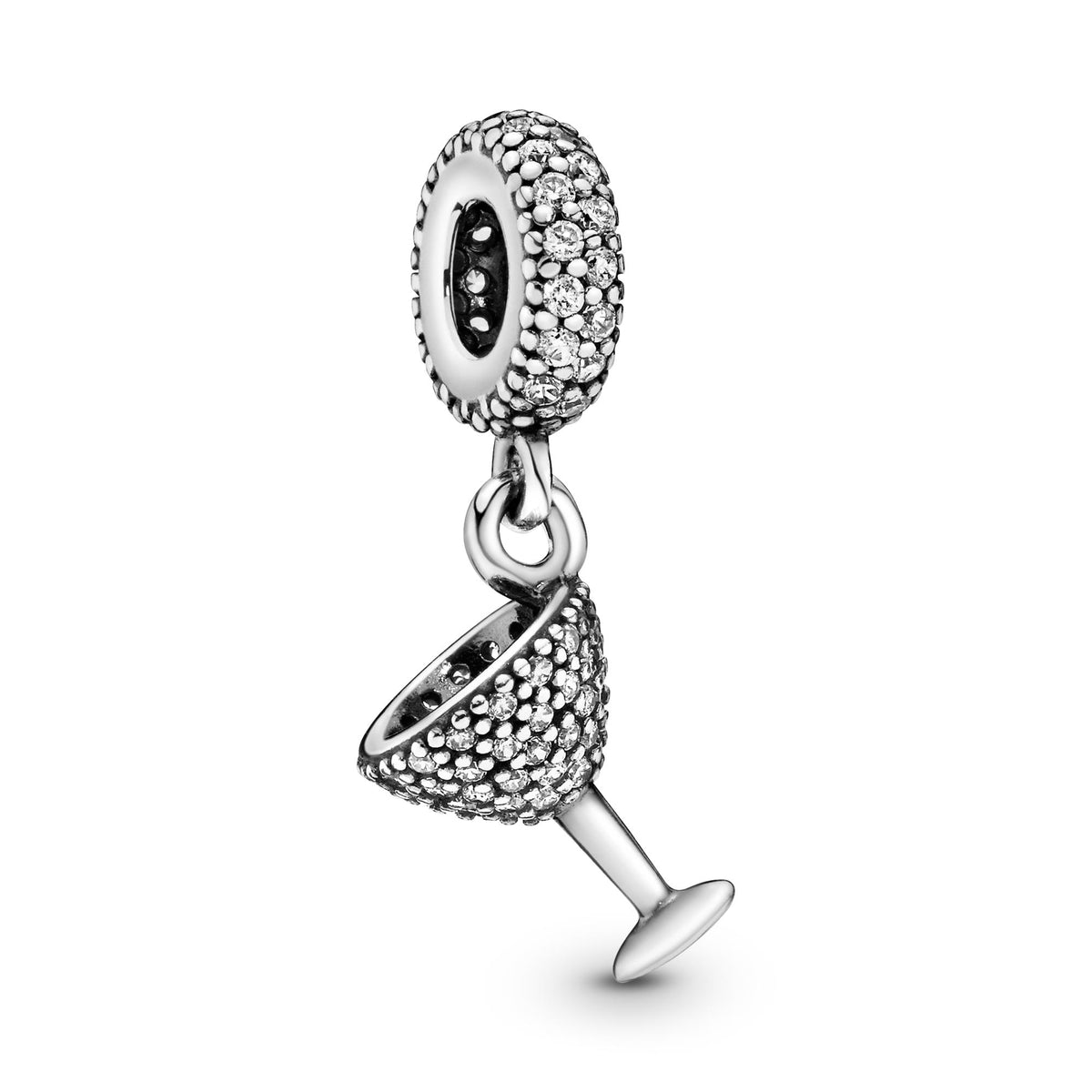 Pandora Moments Charm Pendant Verre à Cocktail Pavé 791535CZ