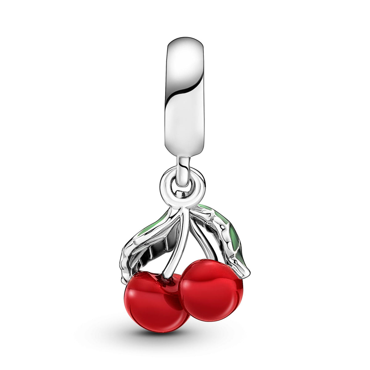 Pandora Moments Charm Pendant Fruit Cerise Asymétrique 791583C01