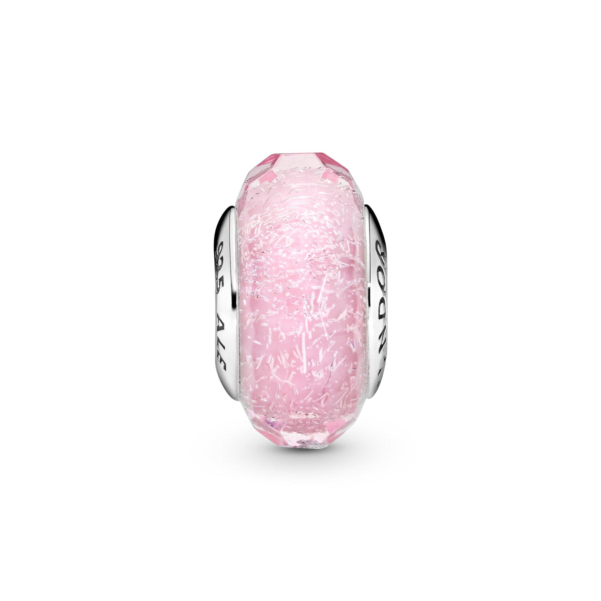 Pandora Moments Charm Verre de Murano Rose Facetté 791650