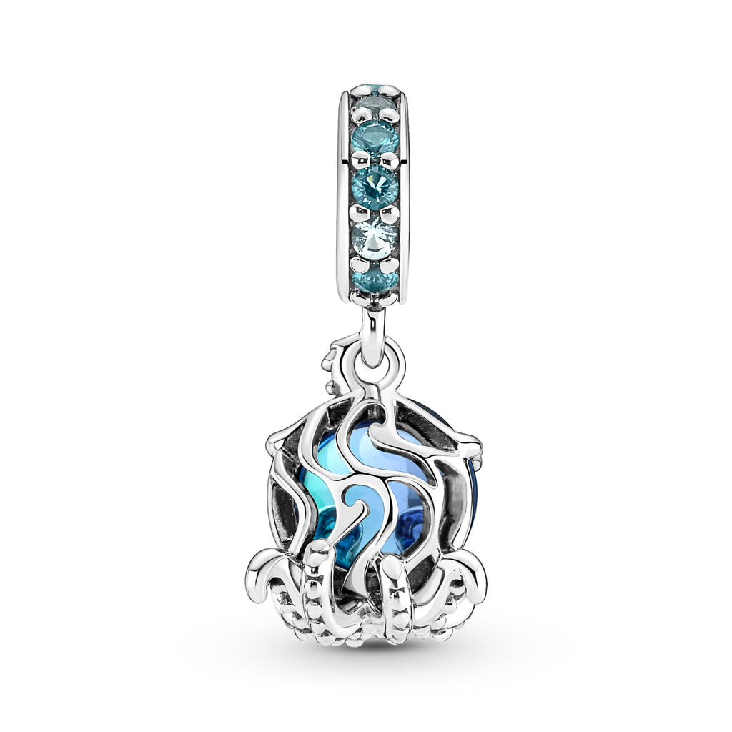 Pandora Moments Charm Pendant Poulpe Adorable en Verre de Murano 791694C01
