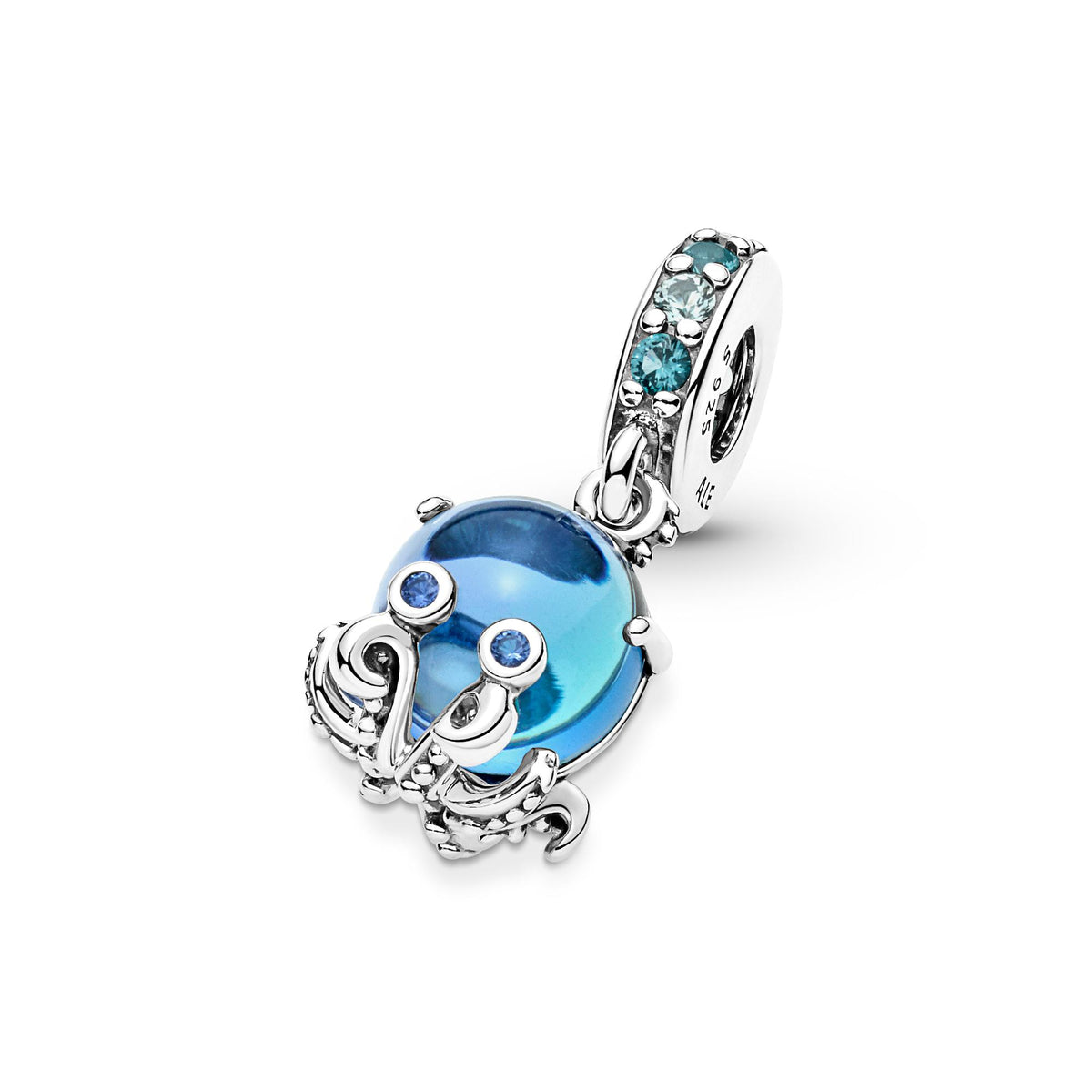 Pandora Moments Charm Pendant Poulpe Adorable en Verre de Murano 791694C01