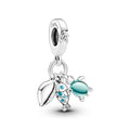 Pandora Moments Charm Pendant Triple Poisson, Tortue de Mer & Conque 791697C01