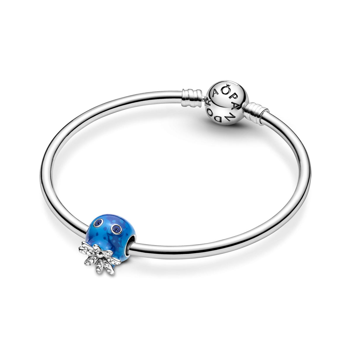 Pandora Moments Charm Poulpe Bulles & Vagues de l'Océan 791698C01