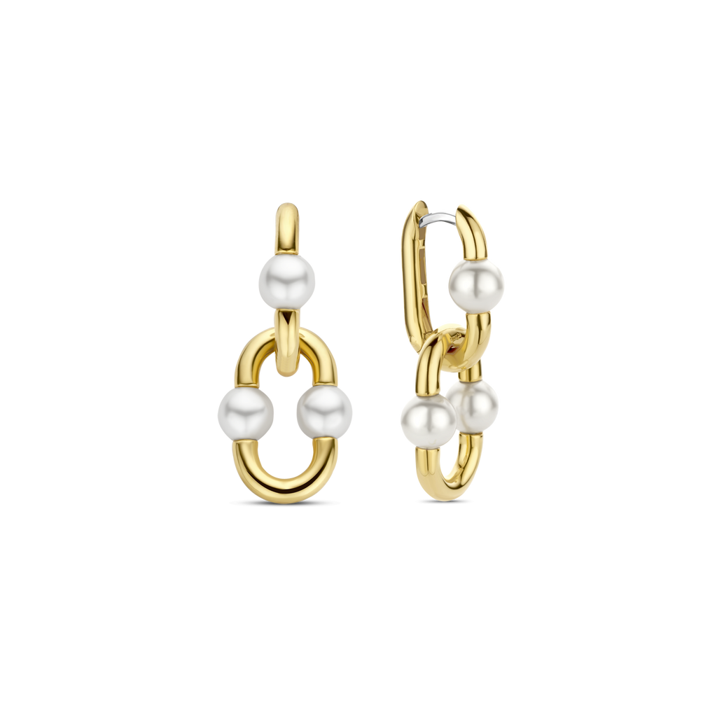 Ti Sento Milano Boucles d'oreilles pendantes Perles 7916YP