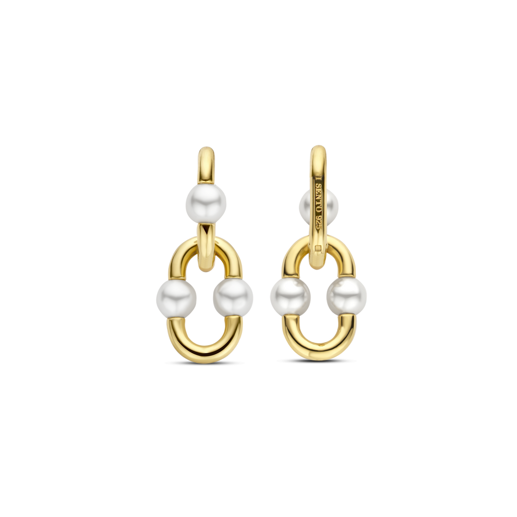 Ti Sento Milano Boucles d'oreilles pendantes Perles 7916YP