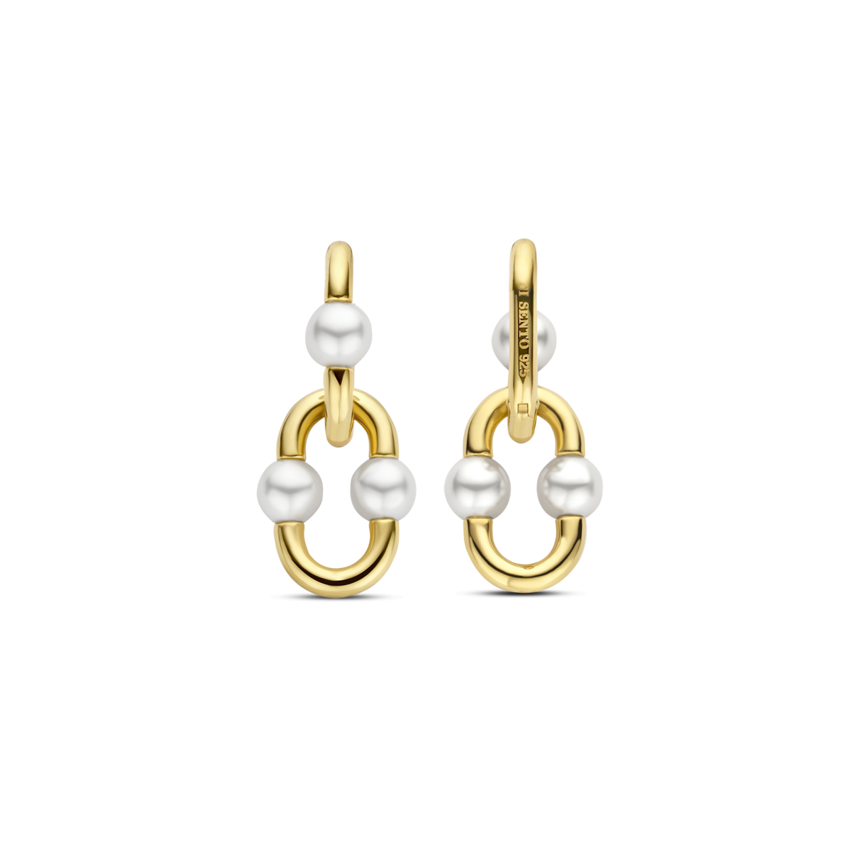 Ti Sento Milano Boucles d'oreilles pendantes Perles 7916YP