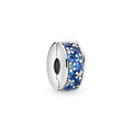 Pandora Moments Charm Clip Pavé Bleu 791817NSBMX