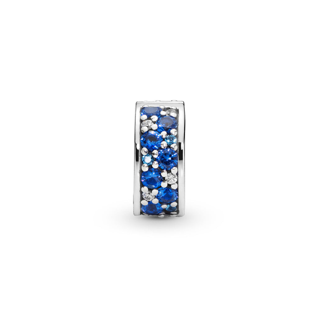 Pandora Moments Charm Clip Pavé Bleu 791817NSBMX