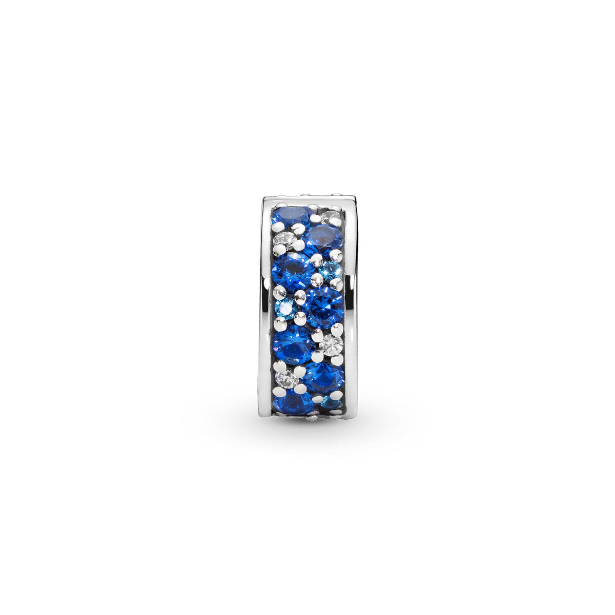 Pandora Moments Charm Clip Pavé Bleu 791817NSBMX