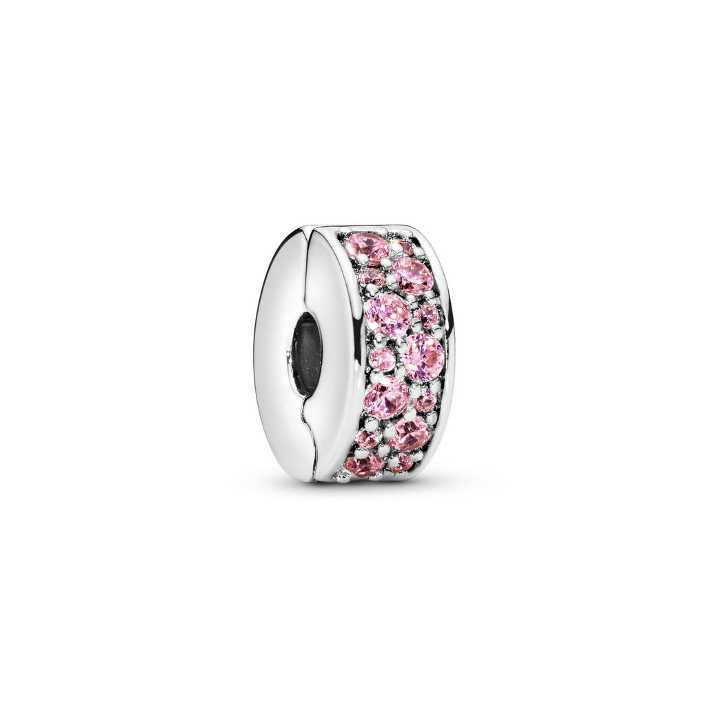 Pandora Moments Charm Clip Pavé Rose 791817PCZ