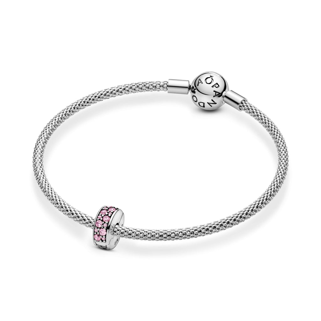 Pandora Moments Charm Clip Pavé Rose 791817PCZ