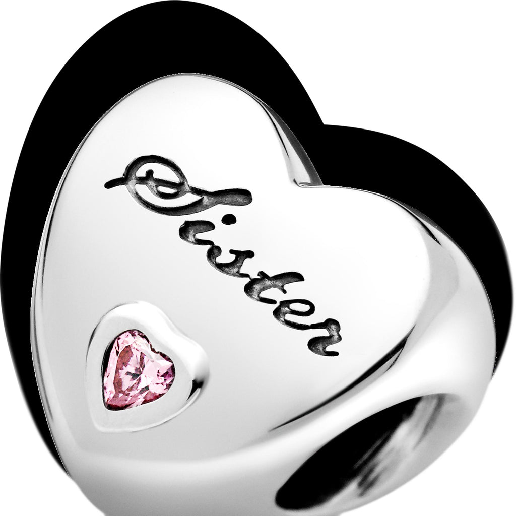 Pandora Moments Charm Cœur Sœur 791946PCZ