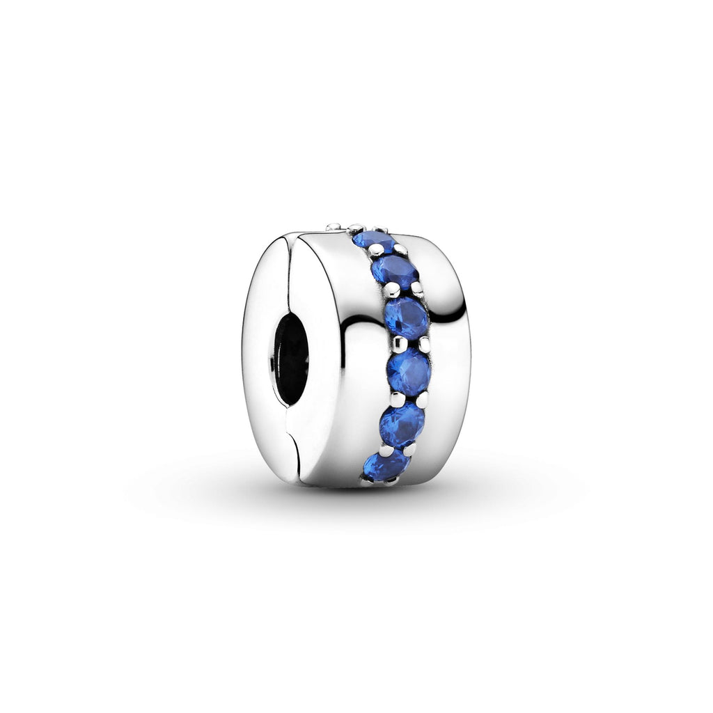 Pandora Moments Charm Clip Éclat Bleu 791972C01