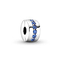Pandora Moments Charm Clip Éclat Bleu 791972C01