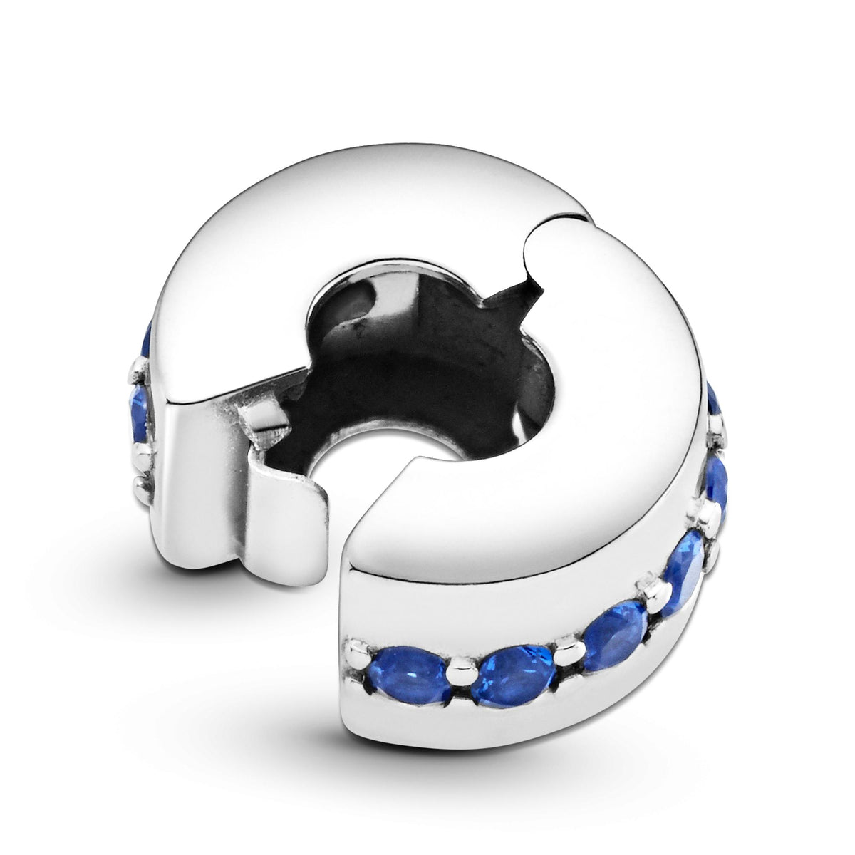 Pandora Moments Charm Clip Éclat Bleu 791972C01