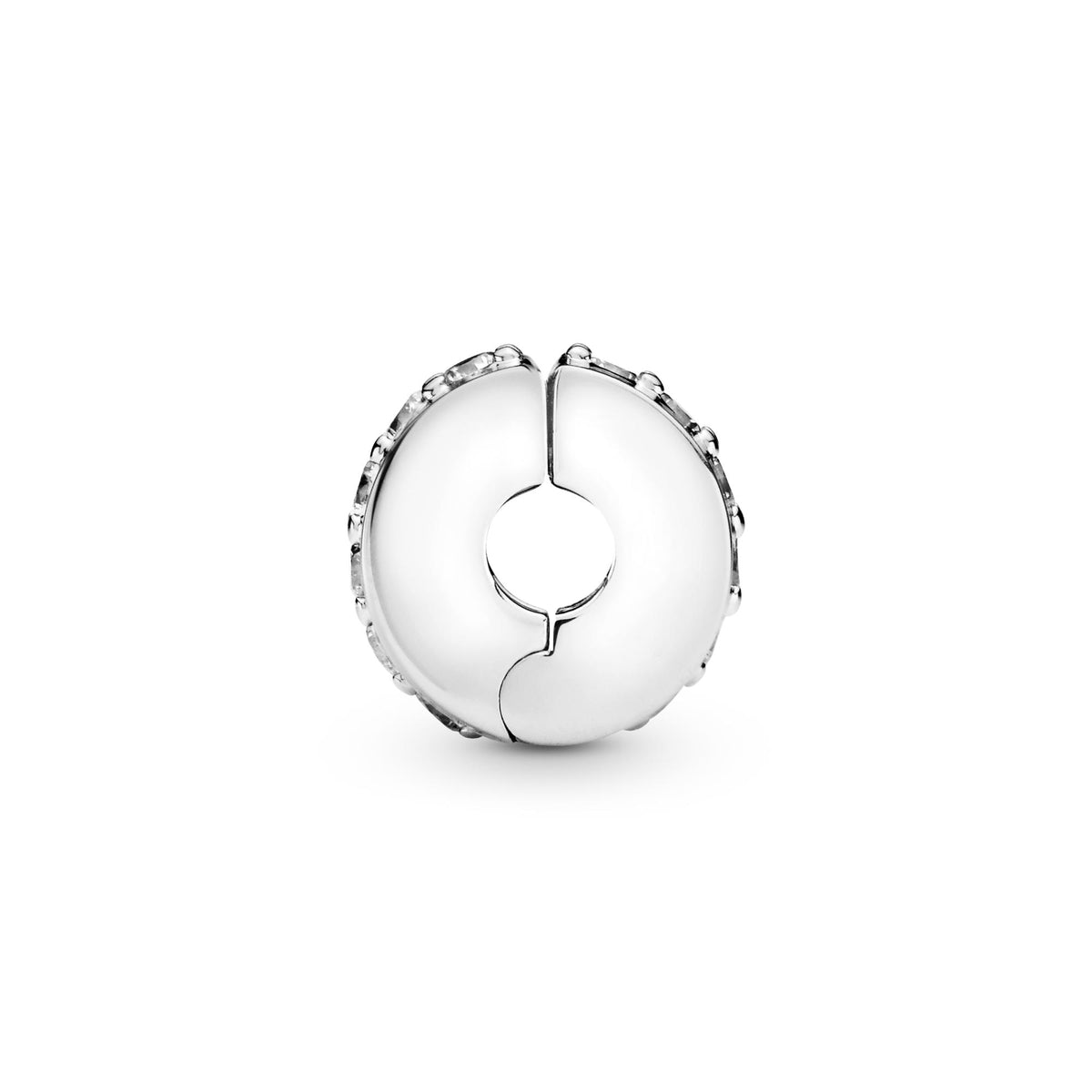 Pandora Moments Charm Clip Rangée Scintillante Incolore 791972CZ